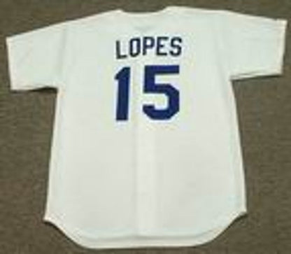 Davey Lopes Los Angeles Dodgers 1981 Home Baseball Throwback Stitched Jersey | CTJS2358