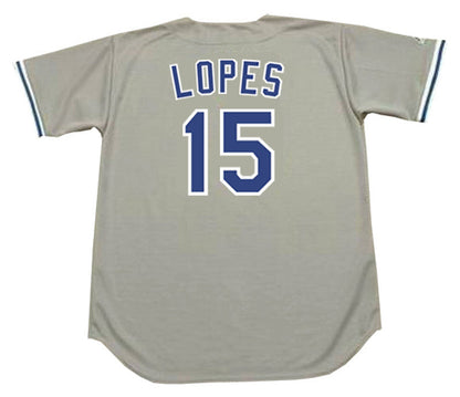 Davey Lopes Los Angeles Dodgers 1981 Away Baseball Throwback Stitched Jersey | CTJS2359