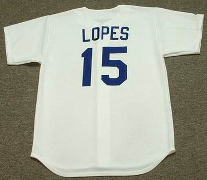 Davey Lopes Los Angeles Dodgers 1981 Home Baseball Throwback Stitched Jersey | CTJS2358