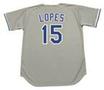 Davey Lopes Los Angeles Dodgers 1981 Away Baseball Throwback Stitched Jersey | CTJS2359