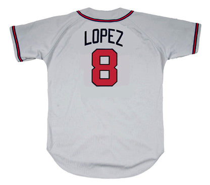 Javier Lopez Atlanta Braves 1995 Away Throwback Baseball Stitched Jersey | CTJS1767