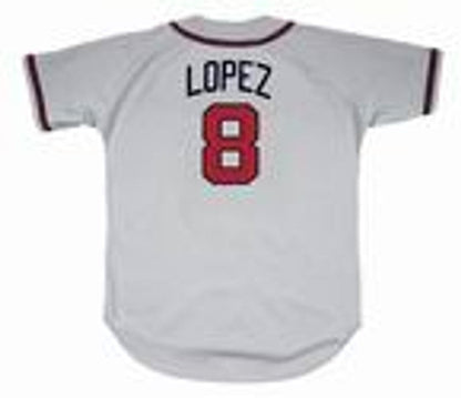 Javier Lopez Atlanta Braves 1995 Away Throwback Baseball Stitched Jersey | CTJS1767