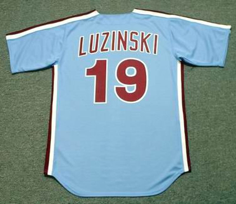 Greg Luzinski Philadelphia Phillies 1980 Cooperstown Throwback Away Baseball Stitched Jersey | CTJS1929
