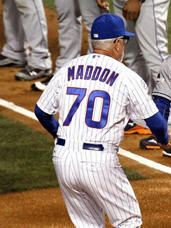 Joe Maddon Chicago Cubs 2016 Home Throwback Baseball Stitched Jersey | CTJS1607