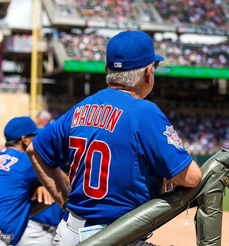 Joe Maddon Chicago Cubs 2016 Alternate Throwback Baseball Stitched Jersey | CTJS1609
