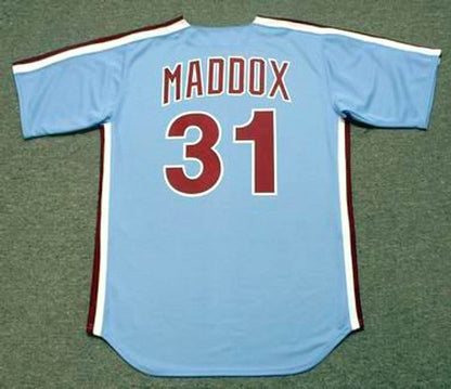 Garry Maddox Philadelphia Phillies 1980 Cooperstown Throwback Away Baseball Stitched Jersey | CTJS2038