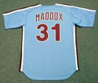 Garry Maddox Philadelphia Phillies 1980 Cooperstown Throwback Away Baseball Stitched Jersey | CTJS2038