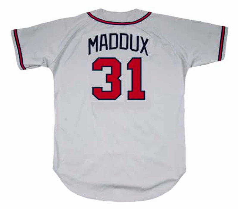 Greg Maddux Atlanta Braves 1995 Away Throwback Baseball Stitched Jersey | CTJS1926