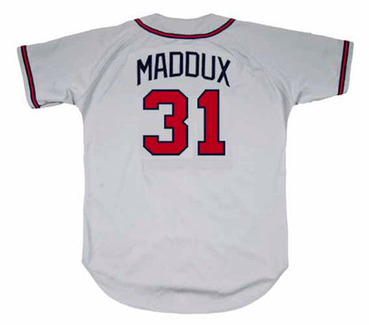 Greg Maddux Atlanta Braves 1995 Away Throwback Baseball Stitched Jersey | CTJS1926