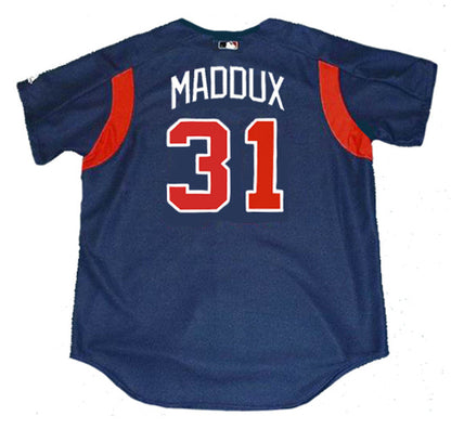 Greg Maddux Atlanta Braves 2003 Authentic Throwback Baseball Stitched Jersey | CTJS1924