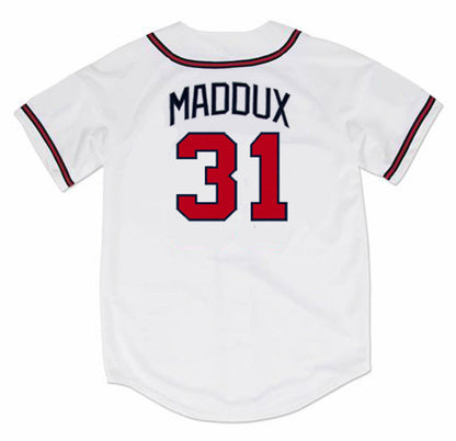 Greg Maddux Atlanta Braves 1995 Home Throwback Baseball Stitched Jersey | CTJS1925