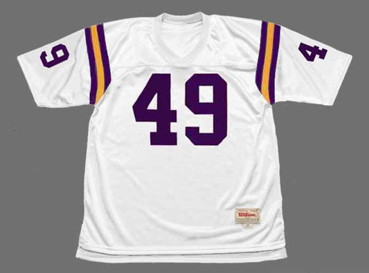 Minnesota Vikings Ed Marinaro NFL jersey front view