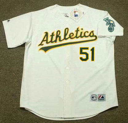 Willie Mcgee Oakland Athletics 1990 Home Baseball Stitched Baseball Jersey | CTJS0034