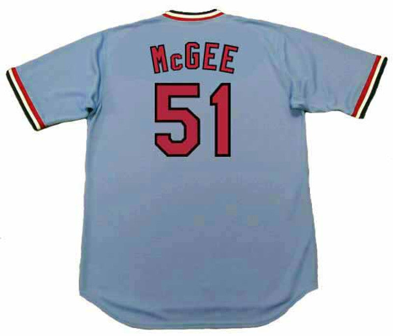 Willie Mcgee St Louis Cardinals 1982 Away Throwback Baseball Stitched Jersey | CTJS0033