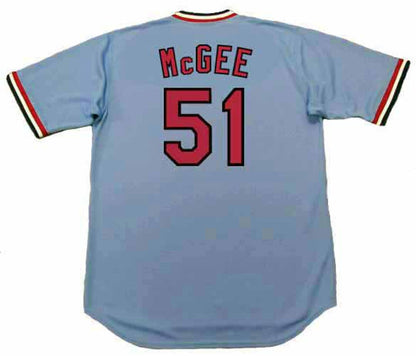 Willie Mcgee St Louis Cardinals 1982 Away Throwback Baseball Stitched Jersey | CTJS0033