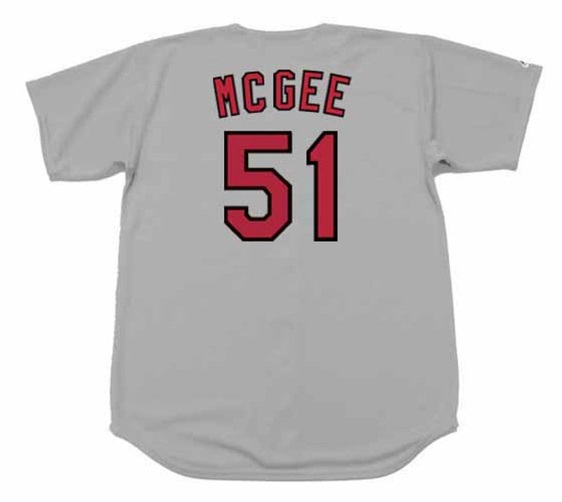 Willie Mcgee St Louis Cardinals 1996 Away Throwback Baseball Stitched Jersey | CTJS0031