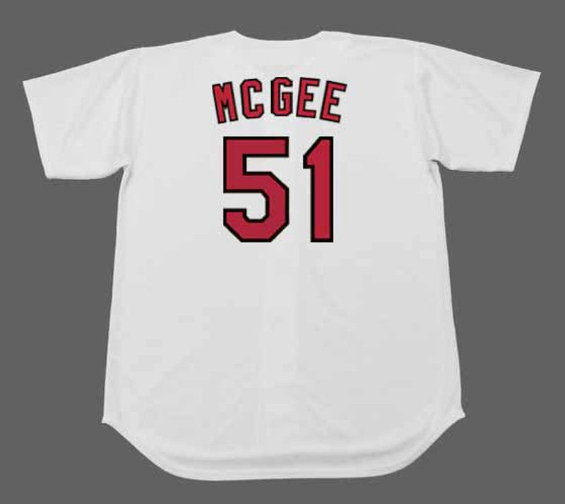 Willie Mcgee St Louis Cardinals 1996 Home Throwback Baseball Stitched Jersey | CTJS0030