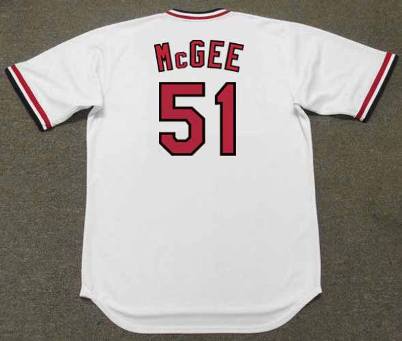 Willie Mcgee St Louis Cardinals 1982 Home Throwback Baseball Stitched Jersey | CTJS0032