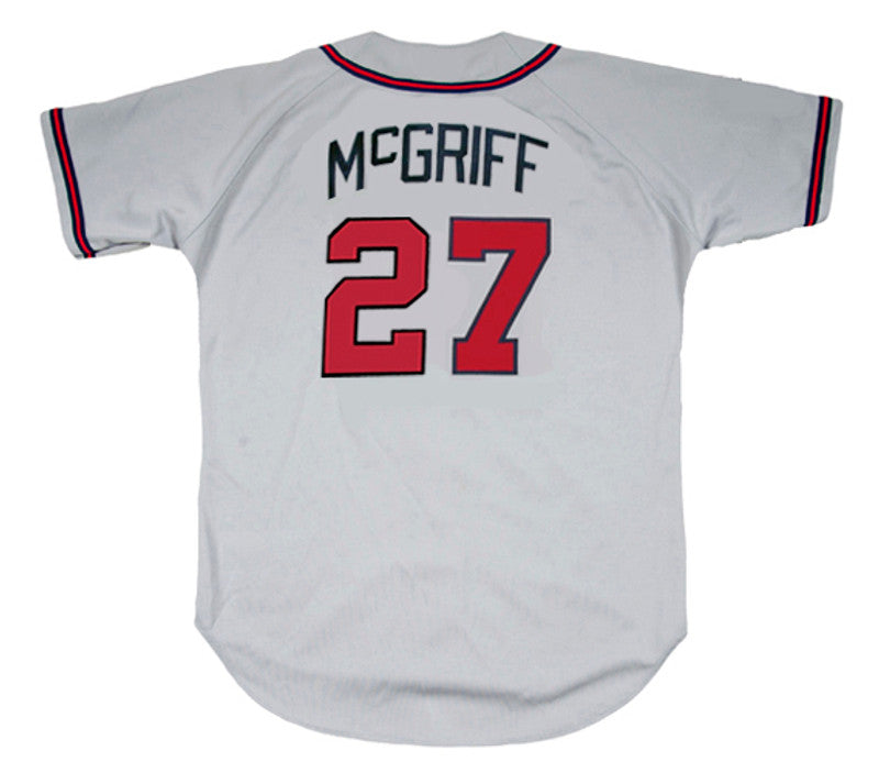 Fred Mcgriff Atlanta Braves 1995 Away Throwback Baseball Stitched Jersey | CTJS2052