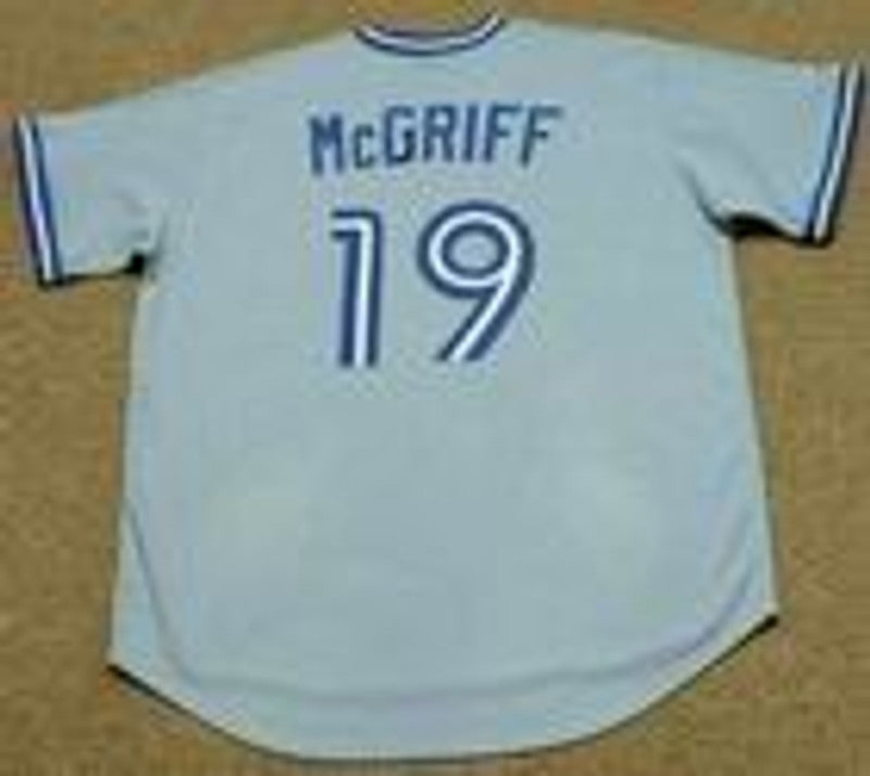 Fred Mcgriff Toronto Blue Jays Cooperstown Throwback Away Baseball Stitched Jersey | CTJS2046