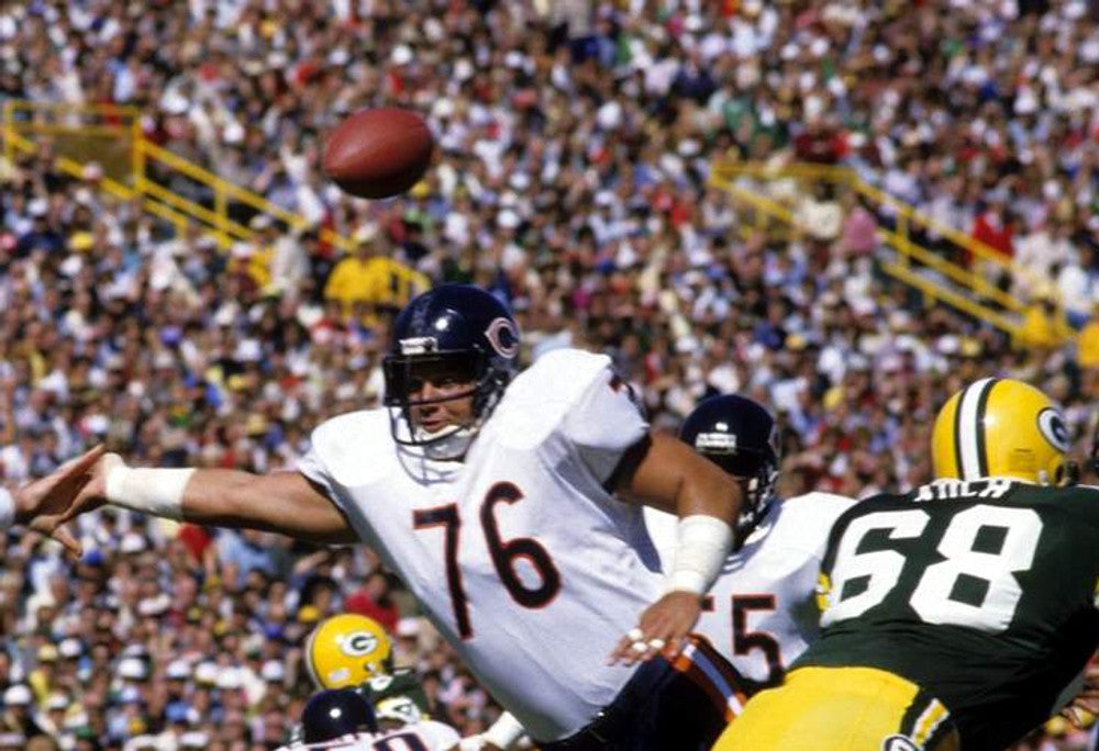 Chicago Bears Steve Mcmichael NFL jersey front view