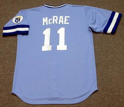 Hal Mcrae Kansas City Royals 1985 Cooperstown Away Baseball Stitched Jersey | CTJS1911