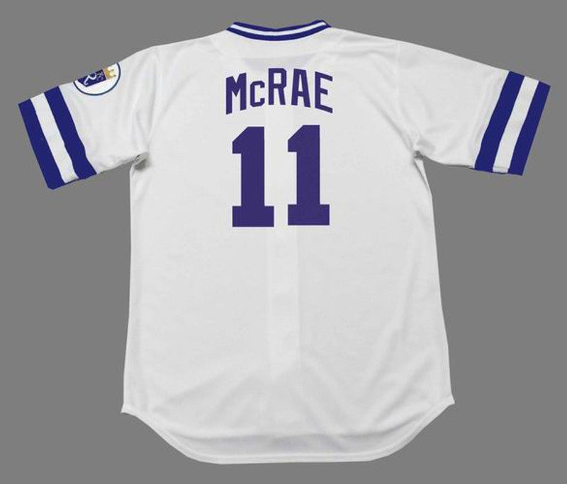 Hal Mcrae Kansas City Royals 1985 Cooperstown Home Baseball Stitched Jersey | CTJS1910