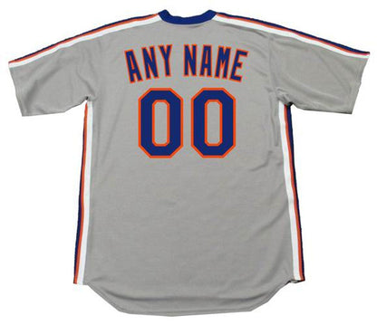 New York Mets 1980S Cooperstown Away Custom Name Number Stitched Baseball Jersey | CTJS0955