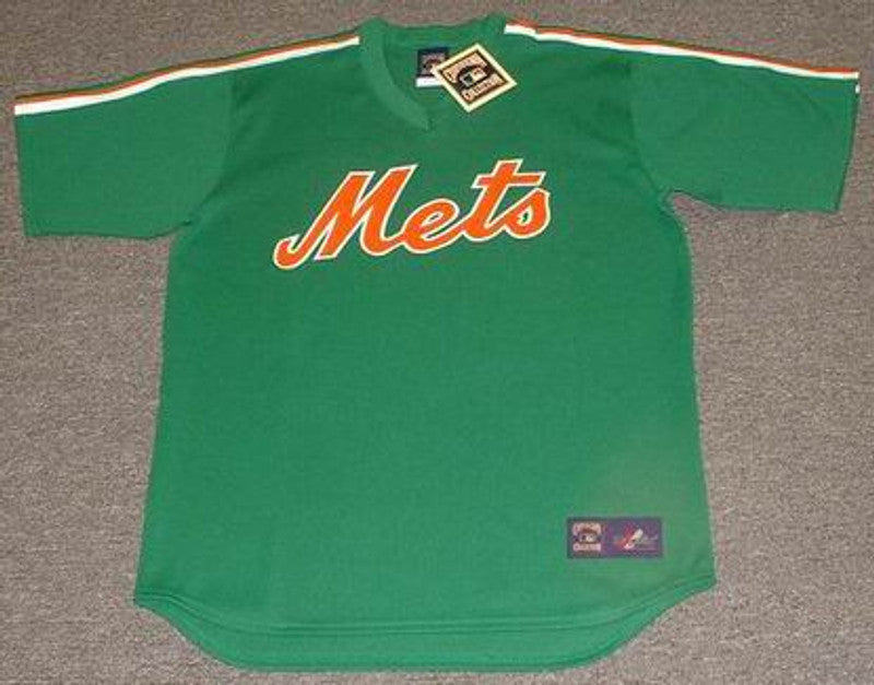 New York Mets 1980S St Pattys Day Cooperstown Throwback Baseball Stitched Jersey | CTJS0951