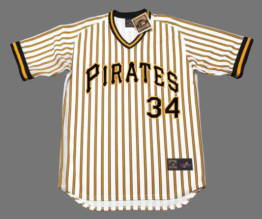 John Milner Pittsburgh Pirates 1978 Cooperstown Home Baseball Stitched Jersey | CTJS1541