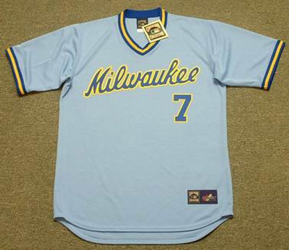 Don Money Milwaukee Brewers 1982 Away Throwback Baseball Stitched Jersey | CTJS2233