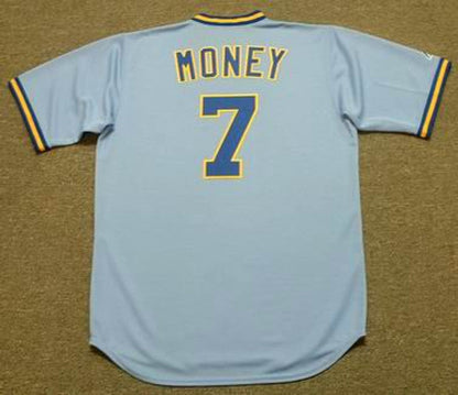 Don Money Milwaukee Brewers 1982 Away Throwback Baseball Stitched Jersey | CTJS2233