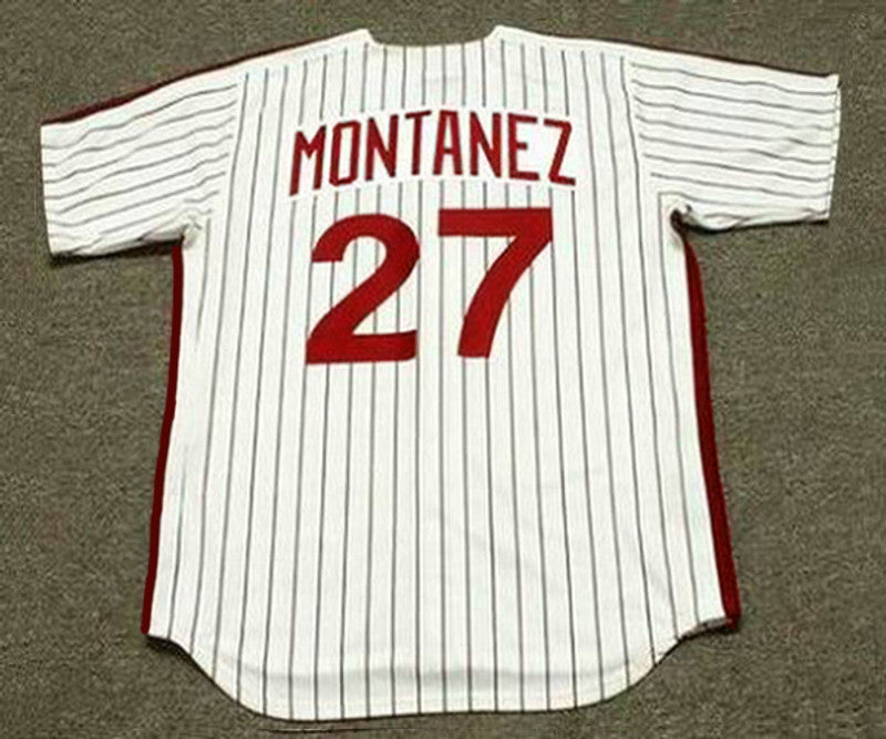 Willie Montanez Philadelphia Phillies 1974 Cooperstown Throwback Home Baseball Stitched Jersey | CTJS0029