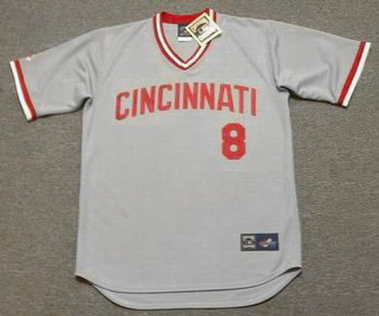 Joe Morgan Cincinnati Reds 1975 Cooperstown Away Baseball Stitched Jersey | CTJS1601