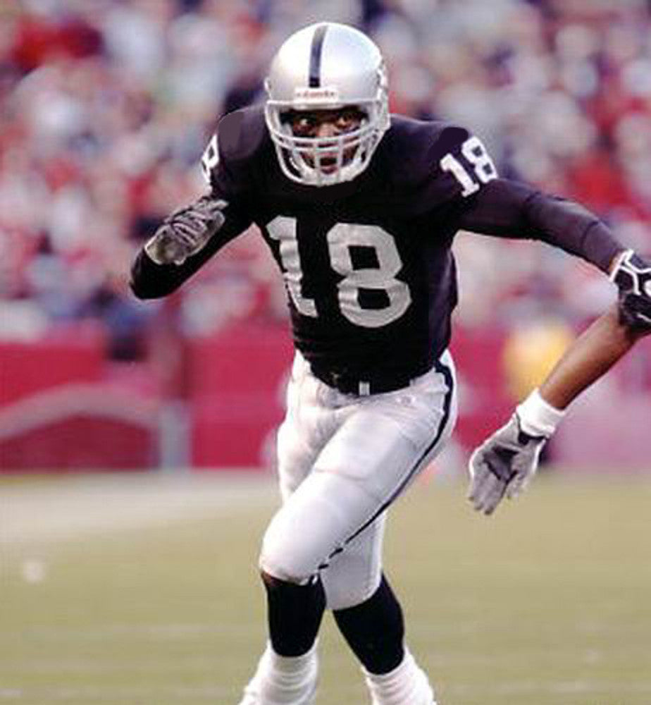 Oakland Raiders Randy Moss NFL jersey front view