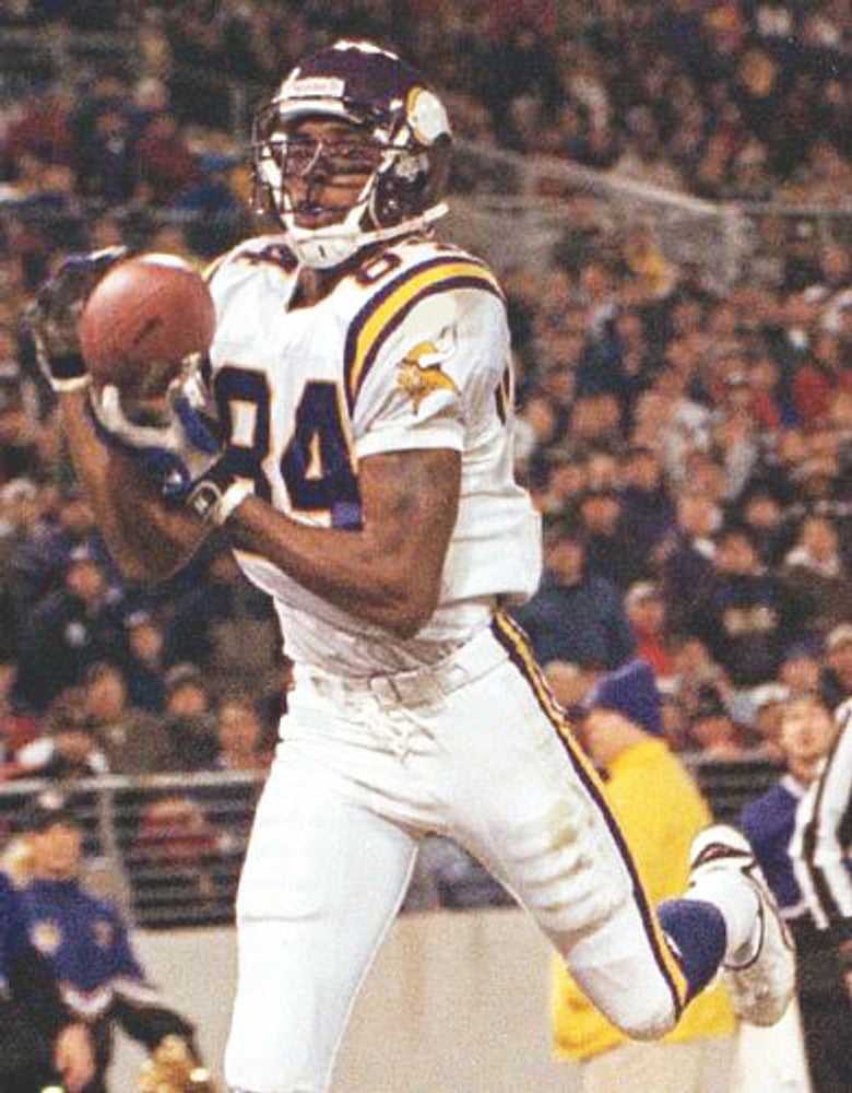 Minnesota Vikings Randy Moss NFL jersey front view