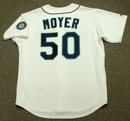 Jamie Moyer Seattle Mariners 1997 Throwback Home Baseball Stitched Jersey | CTJS1790