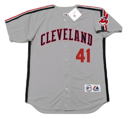 Charles Nagy Cleveland Indians 1992 Throwback Away Baseball Stitched Jersey | CTJS2623