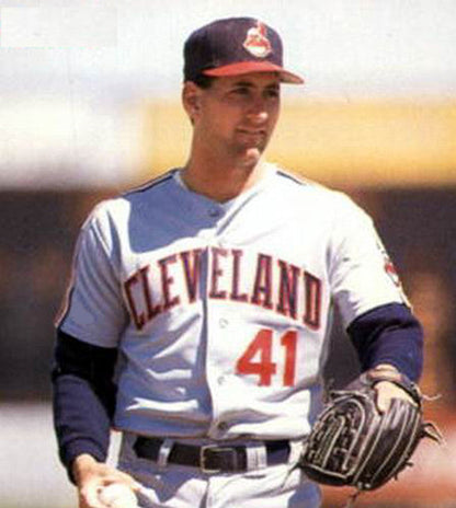 Charles Nagy Cleveland Indians 1992 Throwback Away Baseball Stitched Jersey | CTJS2623