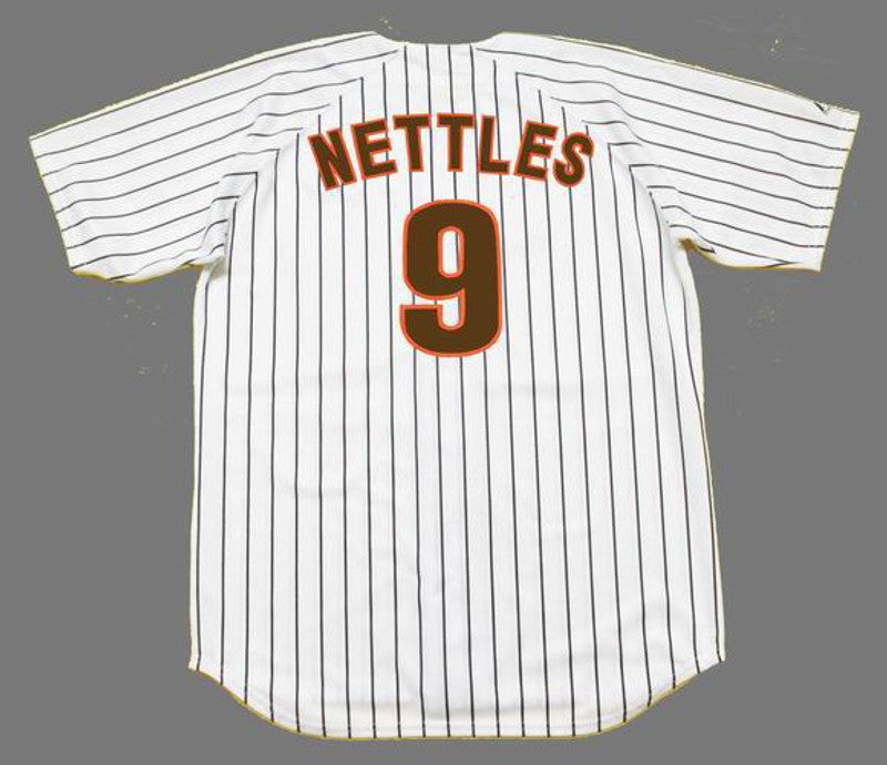 Graig Nettles San Diego Padres 1986 Cooperstown Throwback Home Stitched Jersey | CTJS1934