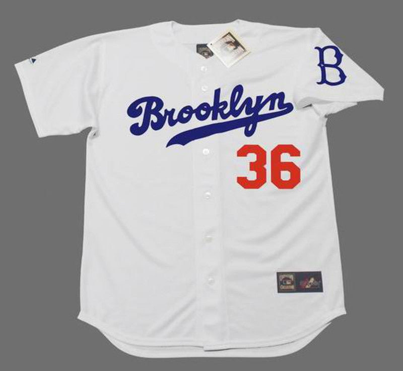 Don Newcombe Brooklyn Dodgers Cooperstown Throwback Baseball Stitched Jersey | CTJS2230