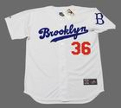 Don Newcombe Brooklyn Dodgers Cooperstown Throwback Baseball Stitched Jersey | CTJS2230
