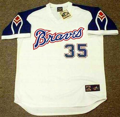 Phil Niekro Atlanta Braves 1974 Cooperstown Throwback Baseball Stitched Jersey | CTJS0803