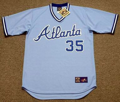 Phil Niekro Atlanta Braves 1982 Cooperstown Throwback Baseball Stitched Jersey | CTJS0801
