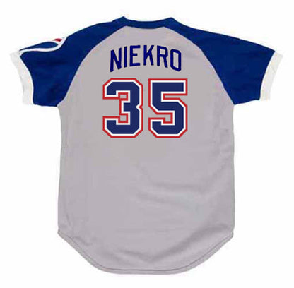 Phil Niekro Atlanta Braves 1979 Away Throwback Baseball Stitched Jersey | CTJS0802