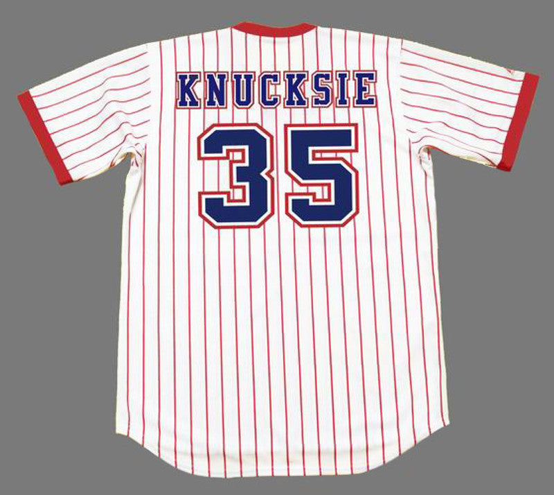 Phil Knucksie Niekro Atlanta Braves 1976 Home Throwback Baseball Stitched Jersey | CTJS0812