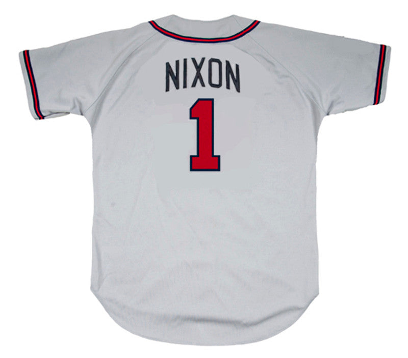 Otis Nixon Atlanta Braves 1992 Away Throwback Baseball Stitched Jersey | CTJS0887
