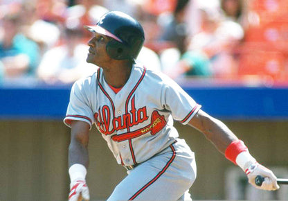 Otis Nixon Atlanta Braves 1992 Away Throwback Baseball Stitched Jersey | CTJS0887