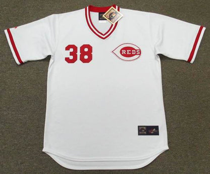 Gary Nolan Cincinnati Reds 1975 Cooperstown Throwback Baseball Stitched Jersey | CTJS2012
