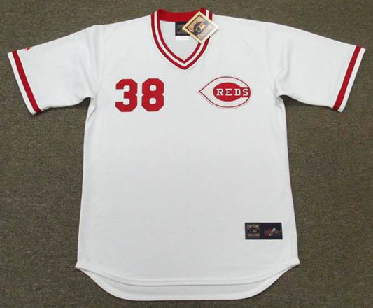 Gary Nolan Cincinnati Reds 1975 Cooperstown Throwback Baseball Stitched Jersey | CTJS2012